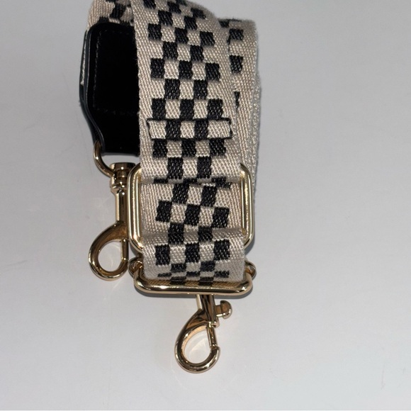 Guitar Checkered Crossbody Replacement Bag Purse Strap Webbed - Picture 6 of 9